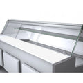 Porte coulissante en plexiglas pour vitrine à gâteaux Profi150