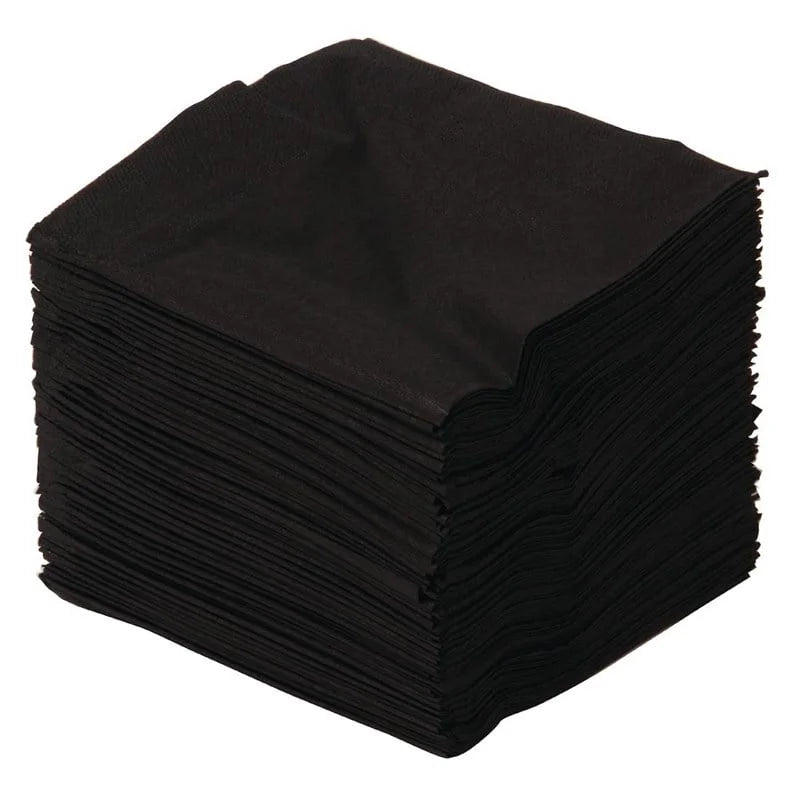 Serviettes de table noires pour F980 - 2000 pièces