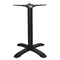 Bolero Piètement de table avec base à 4 branches en fonte 720 mm