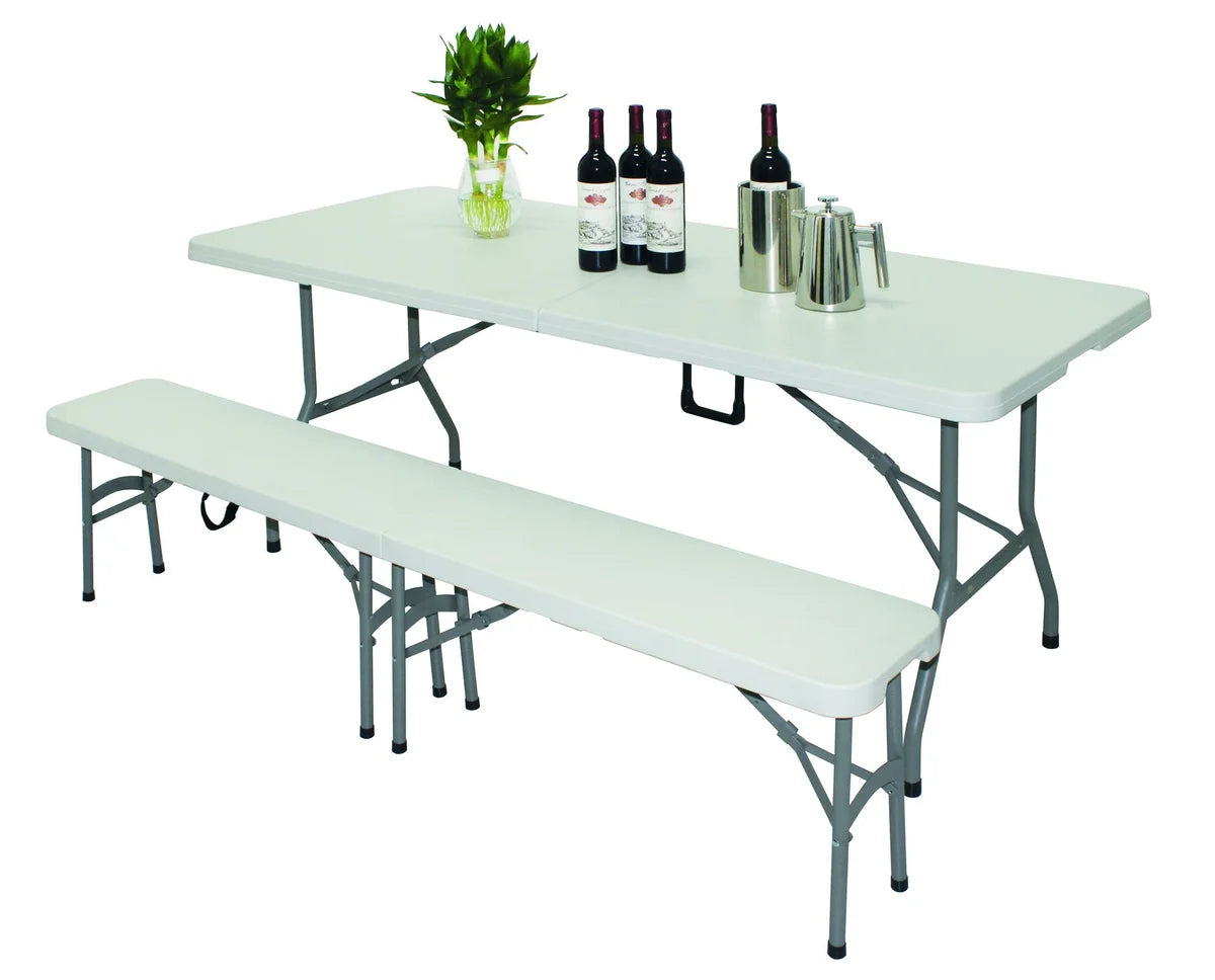 Bolero Klapptisch 2440x860 mm weiß