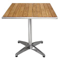 Bolero table bistrot 700x700 mm frêne, 1 pied