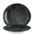 Bonna Premium Porcelain Cosmos Black Vago Assiette creuse 26 cm, noir