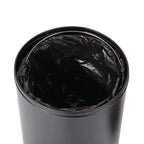 Bolero Poubelle ouverte noire 40L en acier