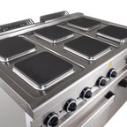 Elektroherd Serie 700 - 110/70 mit Elektrobackofen - 6 quadratische Kochfelder - 20,9 kW