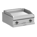 Elektrogrillplatte Serie 700 - 70/70 - glatt, verchromt - Tischgerät