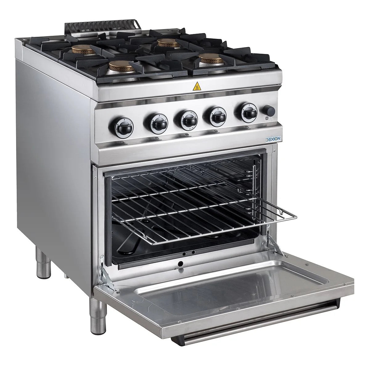 Gasherd Serie 700 - 70/70 mit Gasbackofen - 4 Kochstellen - 34 kW