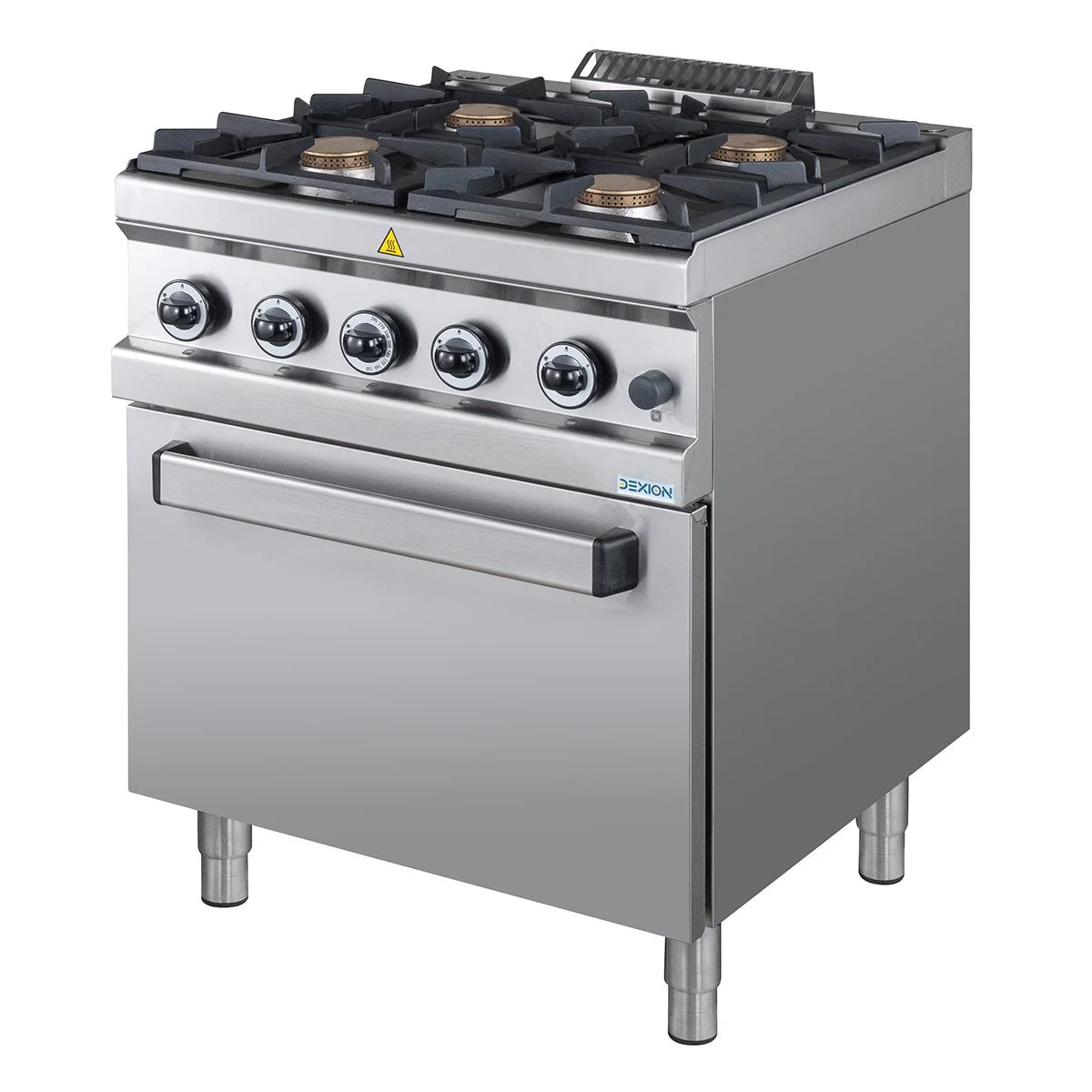 Gasherd Serie 700 - 70/70 mit Gasbackofen - 4 Kochstellen - 34 kW