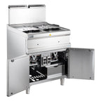 Gas-Fritteuse Serie 700 - 70/70 - 14+14 Liter