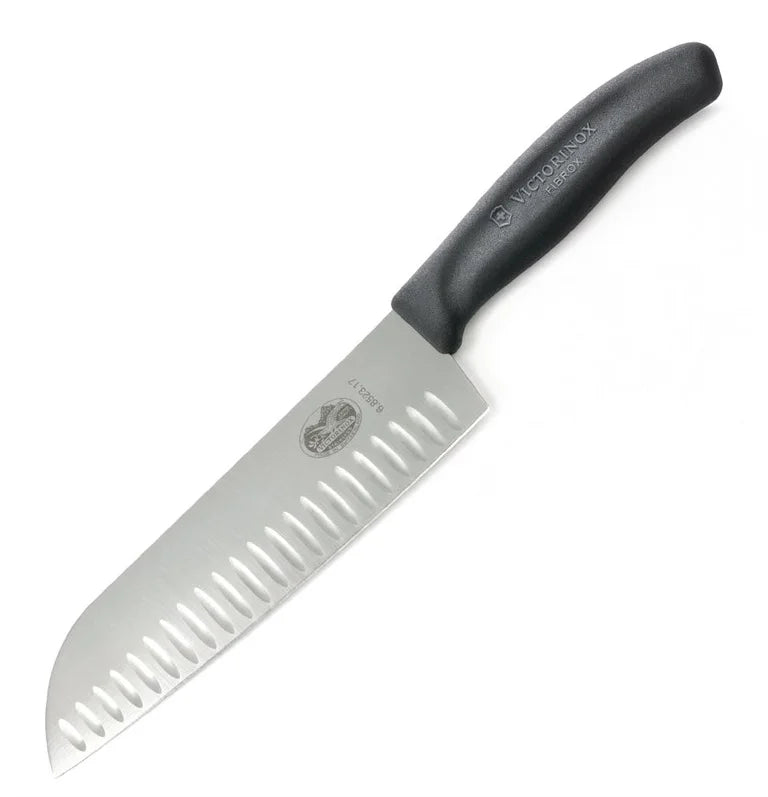 Victorinox Fibrox couteau Santoku à alvéoles 170 mm