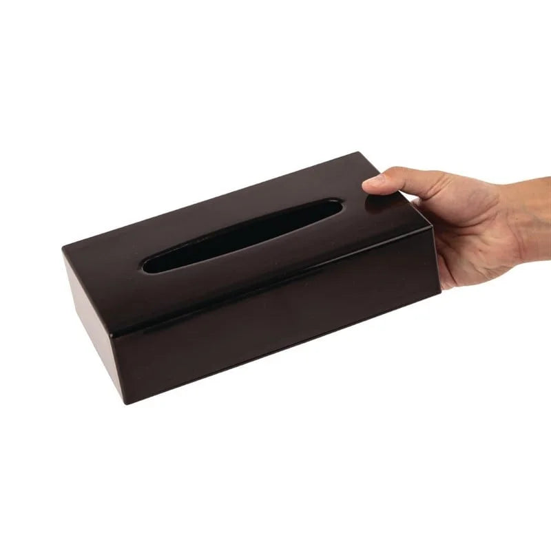 Taschentuchbox rechteckig schwarz
