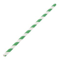 Fiesta Green Papiertrinkhalme 210 mm - weißgrün - 250 Stk
