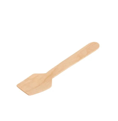 Fiesta Green cuillères à glace en bois de bouleau biodégradables 96 mm - 100 pcs
