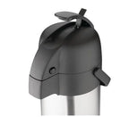 Pichet à pompe Olympia en acier inoxydable 2,5 litres