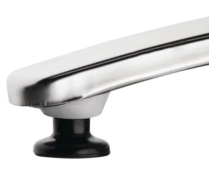 Bolero Tischgestell mit Fußkreuz aus Aluminium 680 mm