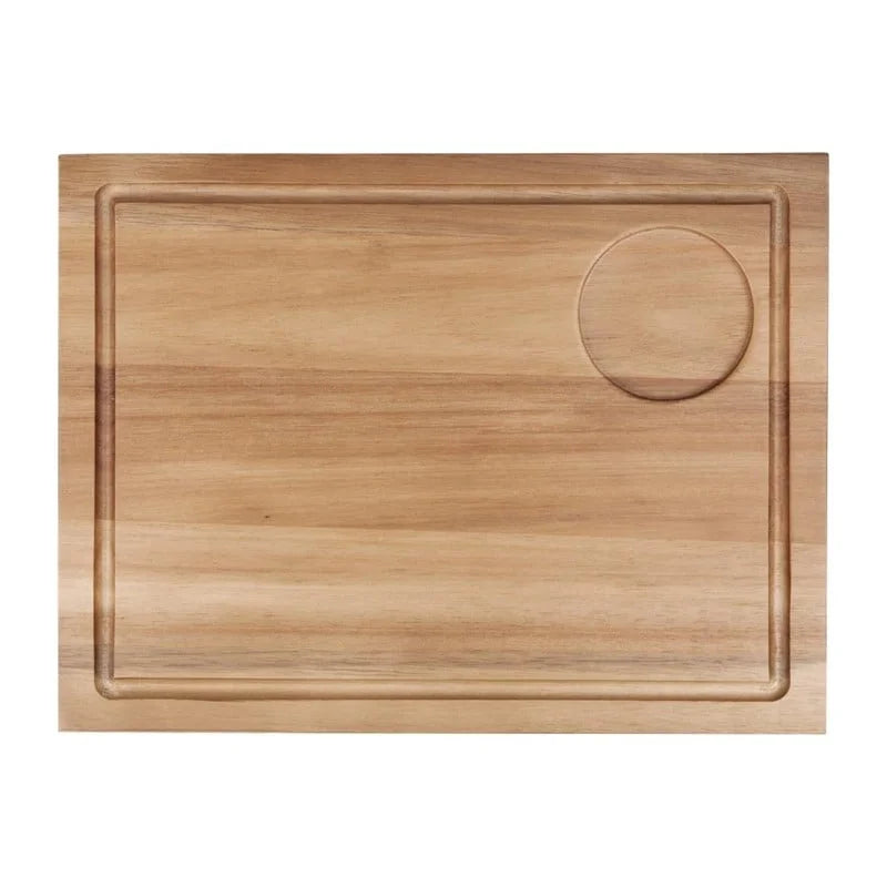 Olympia Steakbrett Akazienholz mit Aussparung 310 x 240 mm