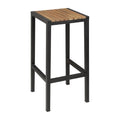 Tabourets de bar Bolero en acier et bois d’acacia - lot de 2