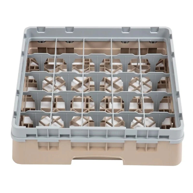 Cambro Gläserspülkorb beige mit 25 Fächern max Glashöhe 9,2cm