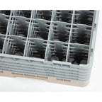 Cambro Gläserspülkorb beige mit 36 Fächern max Glashöhe 25,7cm