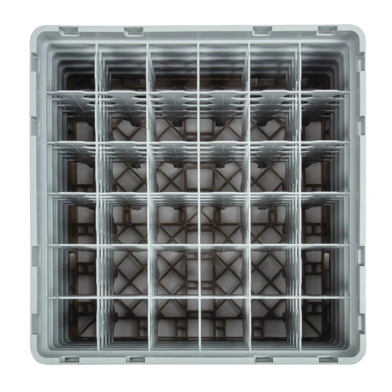 Cambro Gläserspülkorb beige mit 36 Fächern max Glashöhe 25,7cm