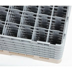 Cambro Panier de lavage pour verres beige avec 36 compartiments hauteur de verre max 29,8cm