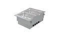 Bain-marie encastrable 2 GN 1/1 individuel