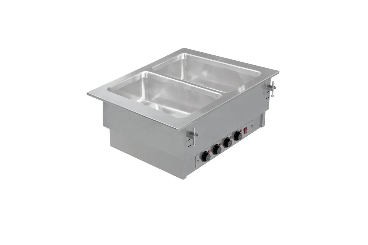 Bain-marie encastrable 2 GN 1/1 individuel