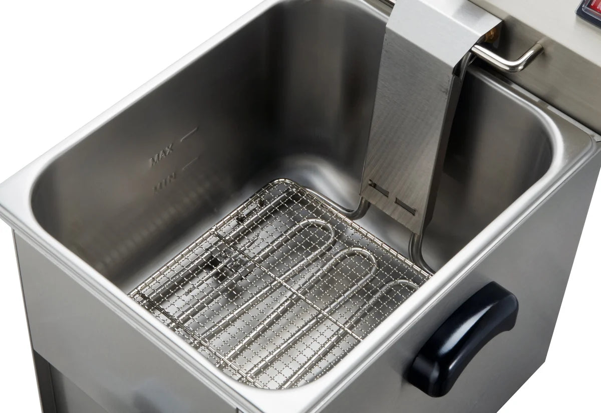 Friteuse électrique ECO 10 litres avec robinet de vidange