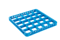 Rehausse 25 compartiments 89x89 mm pour panier de lavage, bleu