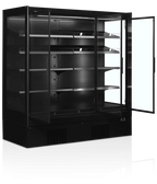 Tefcold Supermarché Vitrine réfrigérée murale Multideck EXTRA1875CD noir