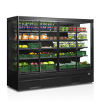 Vitrine réfrigérée murale de supermarché Tefcold Multideck EXTRA2500CD noire