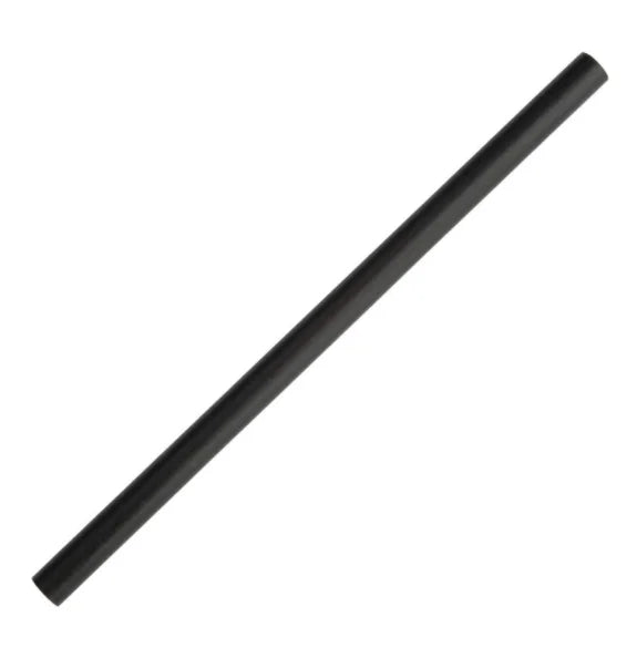 Fiesta Green paille à smoothie en papier noire 210 mm - 250 pcs