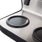 Machine à café filtre ECO 2x 2 litres noire avec 2 verseuses en verre incluses, 200 tasses/heure, machine à café professionnelle grande capacité