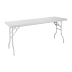 Table de travail pliante en acier inoxydable Vogue 1830x610x780