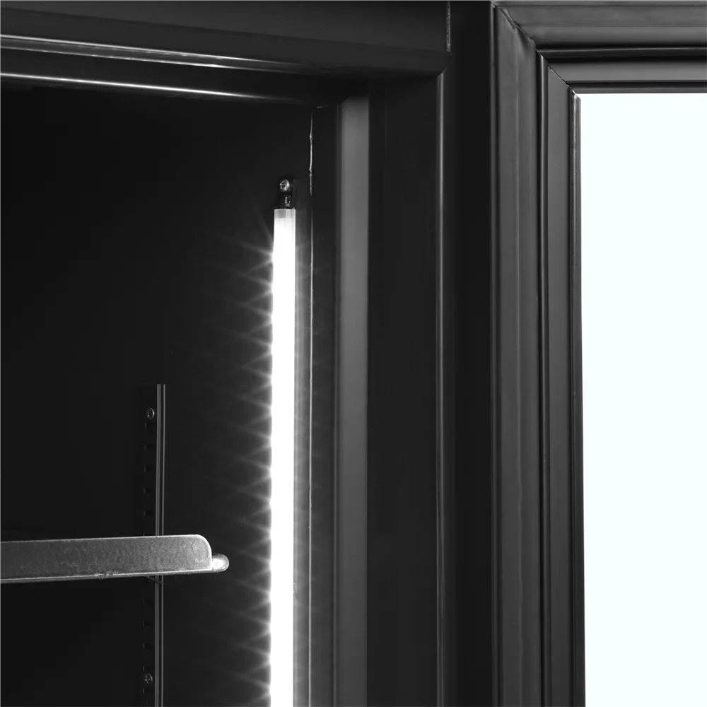 Tefcold Getränkekühlschrank FSC1000HBLACK schwarz