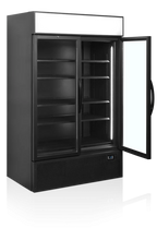 Tefcold Getränkekühlschrank FSC1200HBLACK schwarz