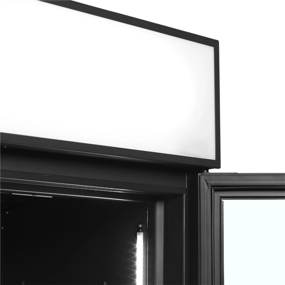 Tefcold Getränkekühlschrank FSC1200HBLACK schwarz