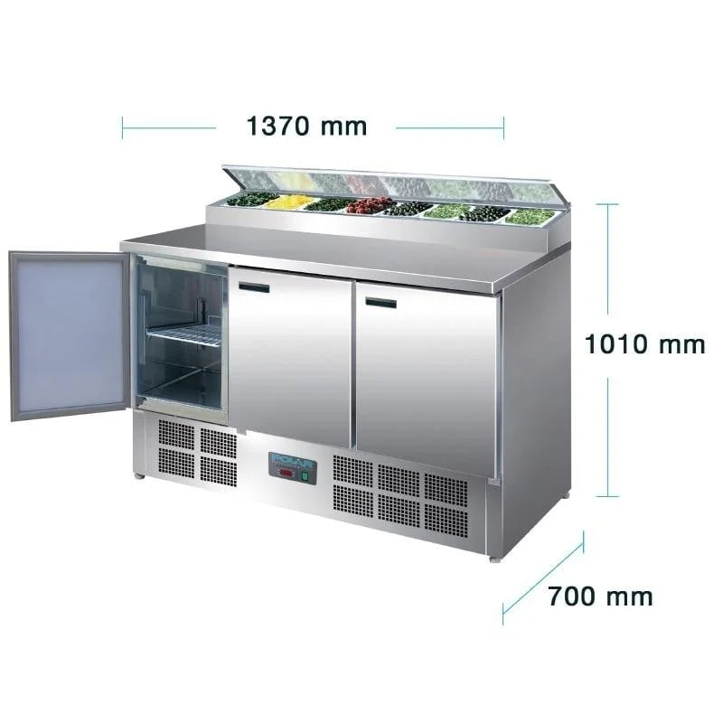 Belegstation Polar 1370 für 8 x GN 1/4
