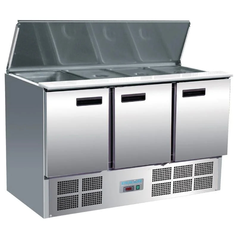 Saladette Polar 1370 avec couvercle rabattable