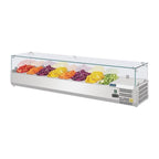 Polar Serie G Aufsatzkühlvitrine 8 x GN1/4