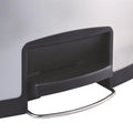 Rubbermaid Slim Jim Poubelle à pédale Front Step en acier inoxydable 30L