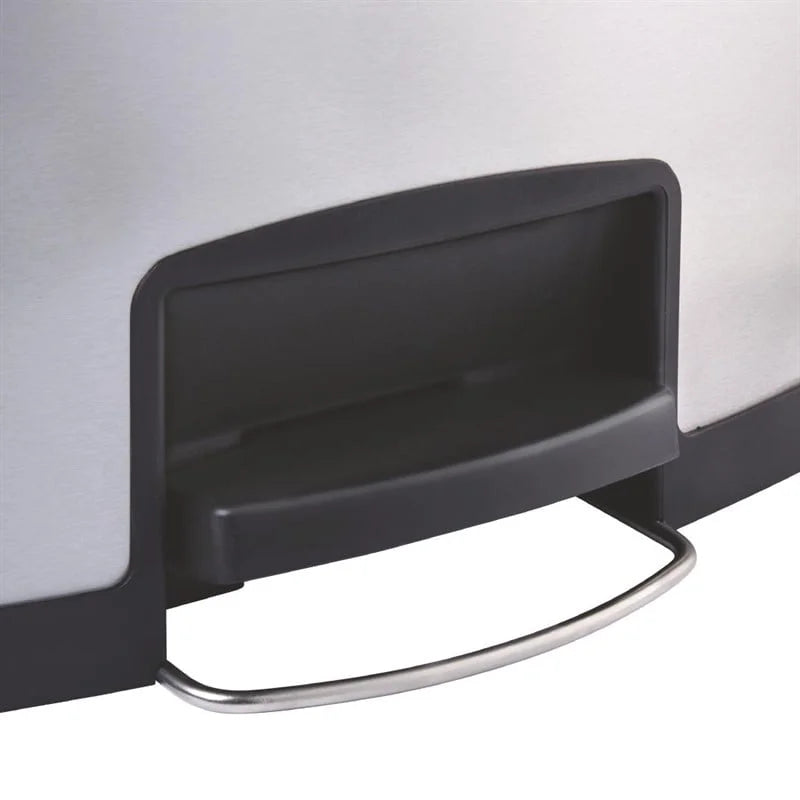Rubbermaid Slim Jim Poubelle à pédale Front Step en acier inoxydable 30L