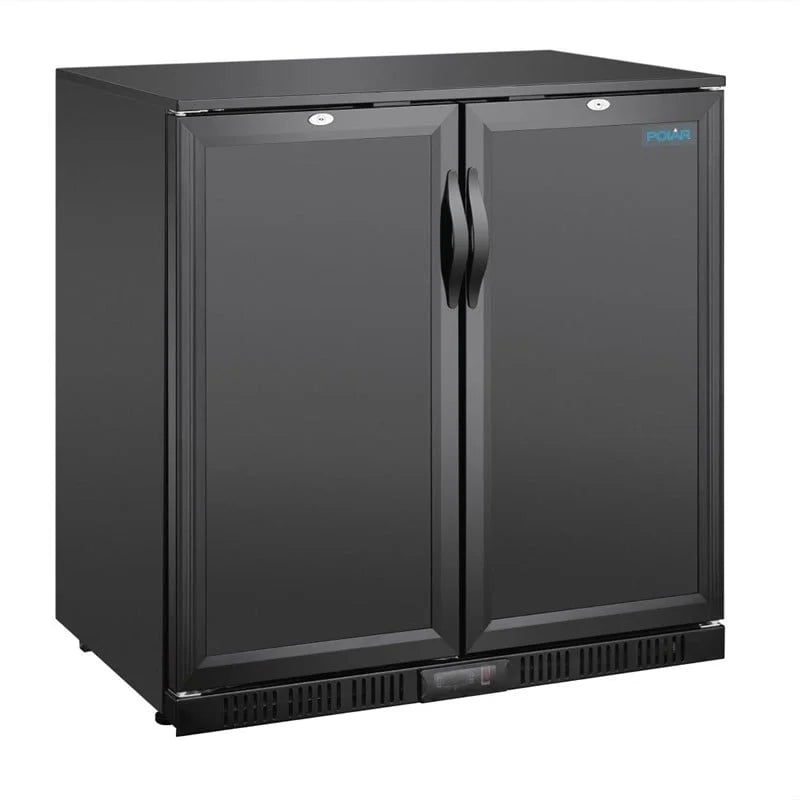 Arrière-bar réfrigéré Polar Série G 2 portes, 198 L