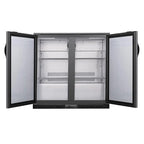 Arrière-bar réfrigéré Polar Série G 2 portes, 198 L