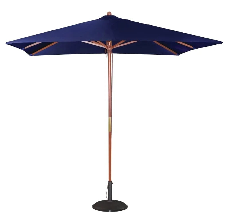 Parasol carré Bolero - 2500x2500 mm - bleu