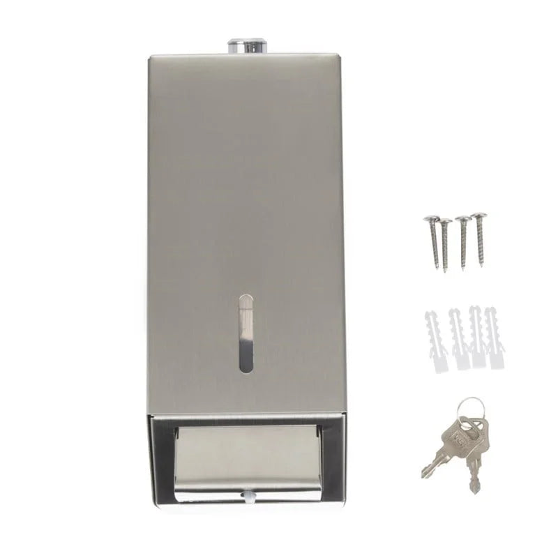 Distributeur de savon Jantex 1 litre en acier inoxydable
