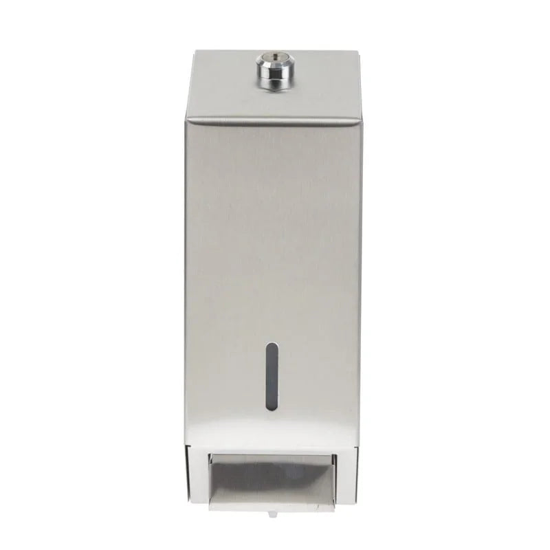 Distributeur de savon Jantex 1 litre en acier inoxydable
