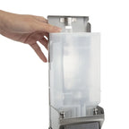 Distributeur de savon Jantex 1 litre en acier inoxydable