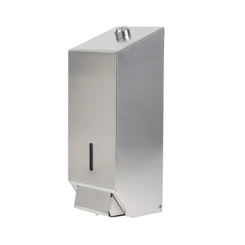 Distributeur de savon Jantex 1 litre en acier inoxydable