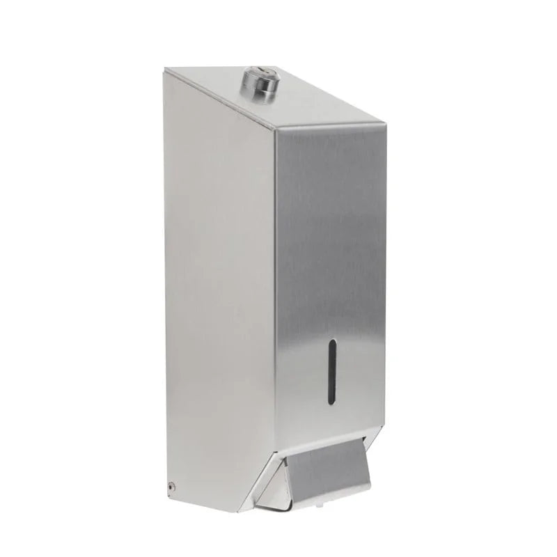Distributeur de savon Jantex 1 litre en acier inoxydable