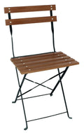 Chaise bistrot Bolero aspect bois - 2 pièces
